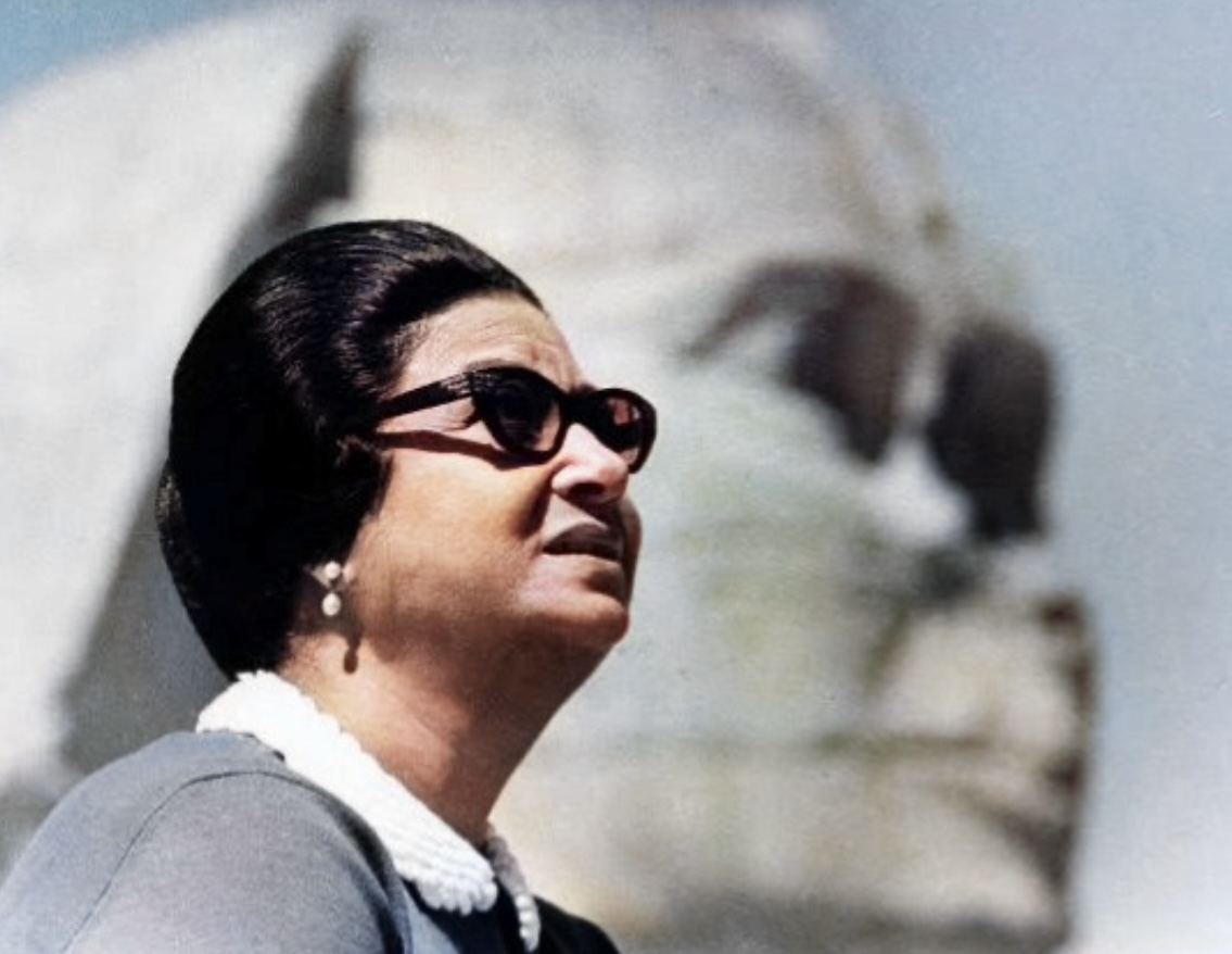 Umm Kulthum performing in 1969